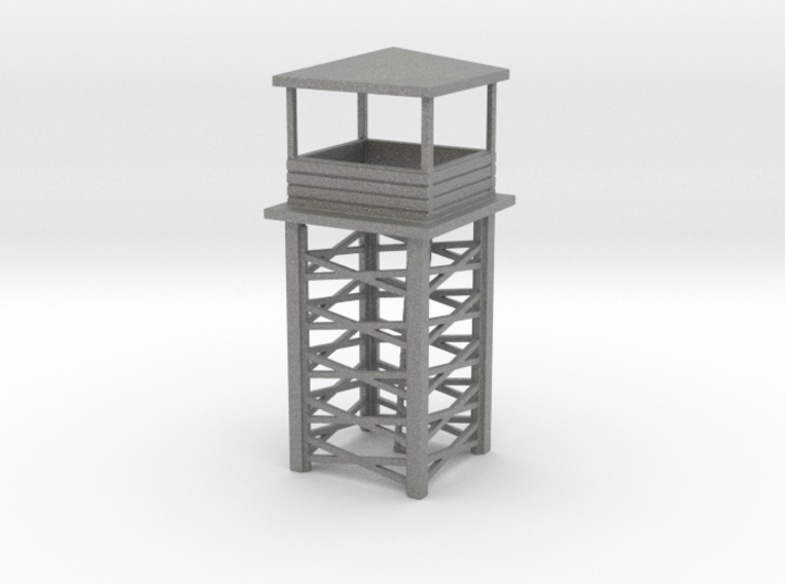 Wooden Watch Tower 1/87 3d printed