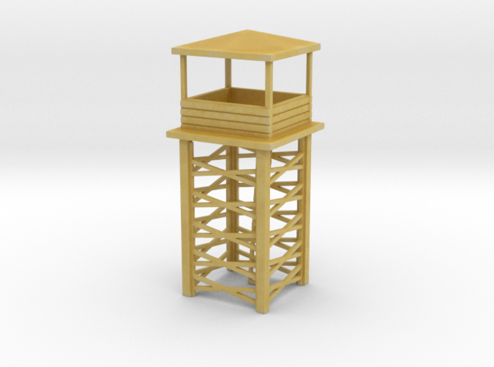 Wooden Watch Tower 1/220 3d printed