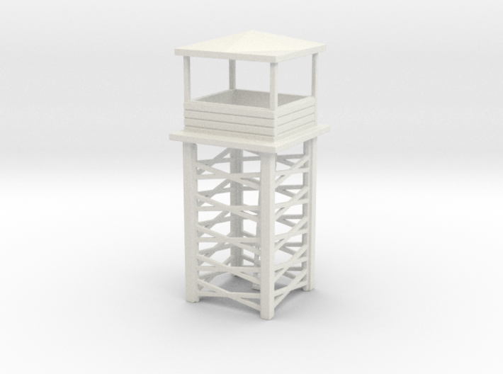 Wooden Watch Tower 1/120 3d printed