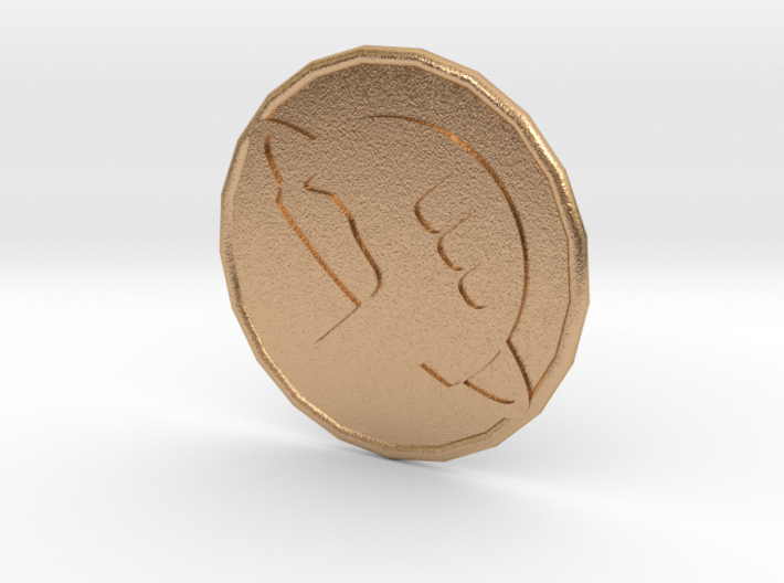 Hitchhikers 21mm token 3d printed