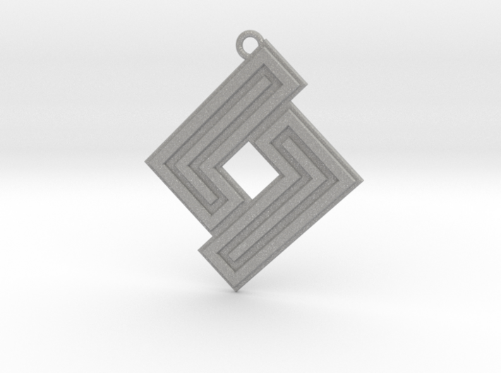 Jera Rune Medallion 3d printed