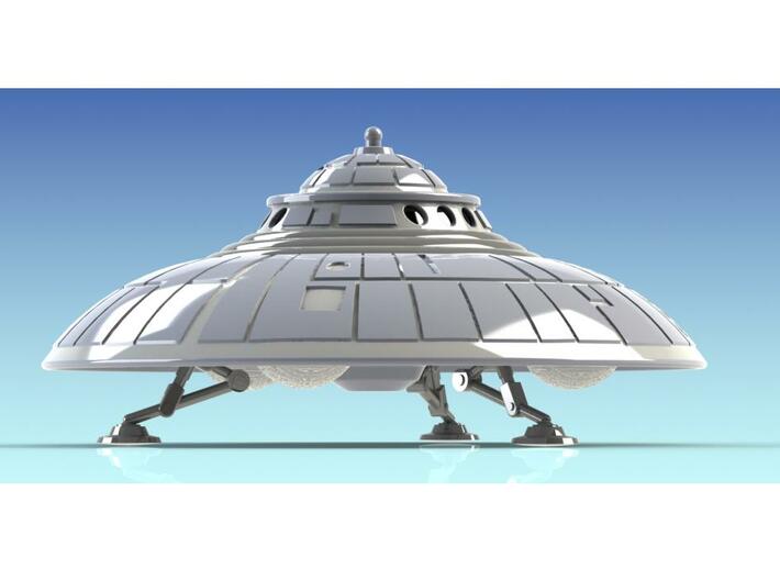 3.25 inch Adamski Modification Saucer Version II - 3d printed Landed View