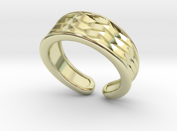 Tiled ring 3d printed