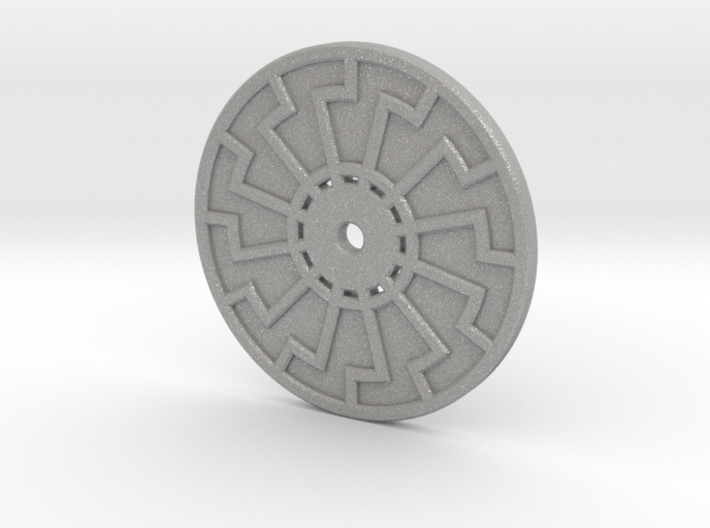 Sonnenrad - Black Sun - Sun Wheel Charm 3d printed