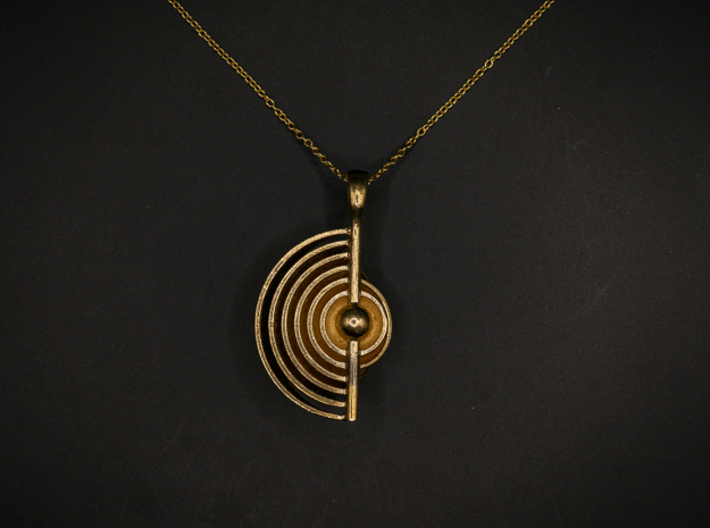 Earthlayers 3d printed Natural Brass