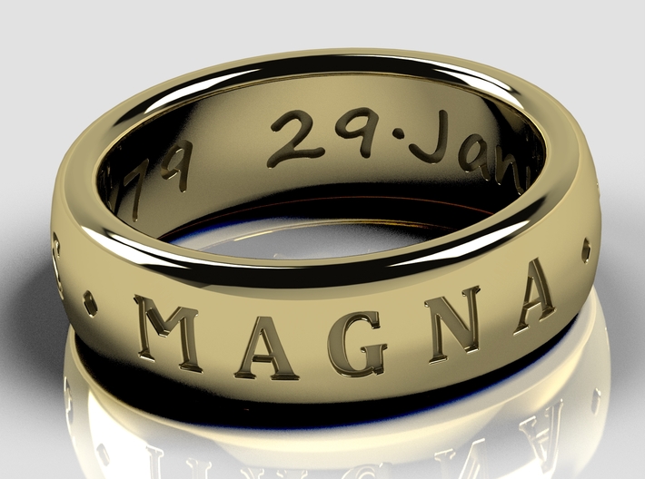 Sir Francis Drake Ring (Uncharted 3) 3d printed