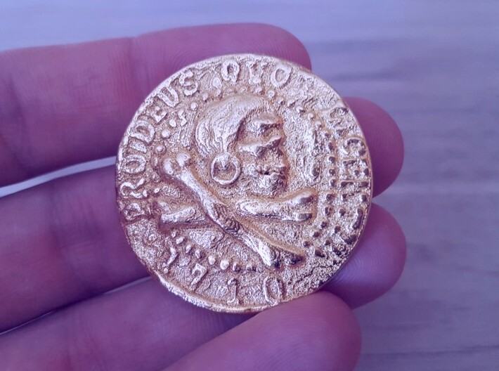 Pirate Coin Uncharted 4 3d printed 