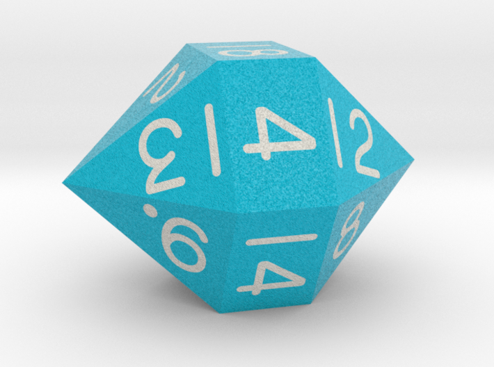 Polyhedral d18 (Sharp) 3d printed