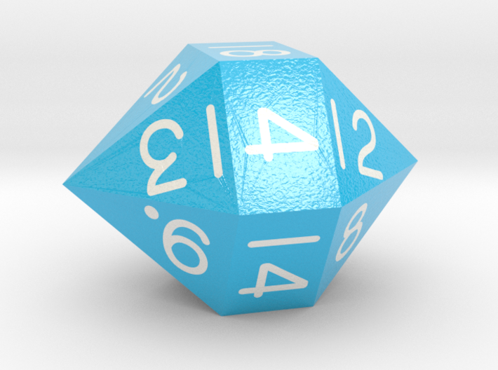 Polyhedral d18 (Sharp) 3d printed