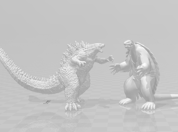 Godzilla Evolved 2024 kaiju monster 54mm miniature 3d printed 