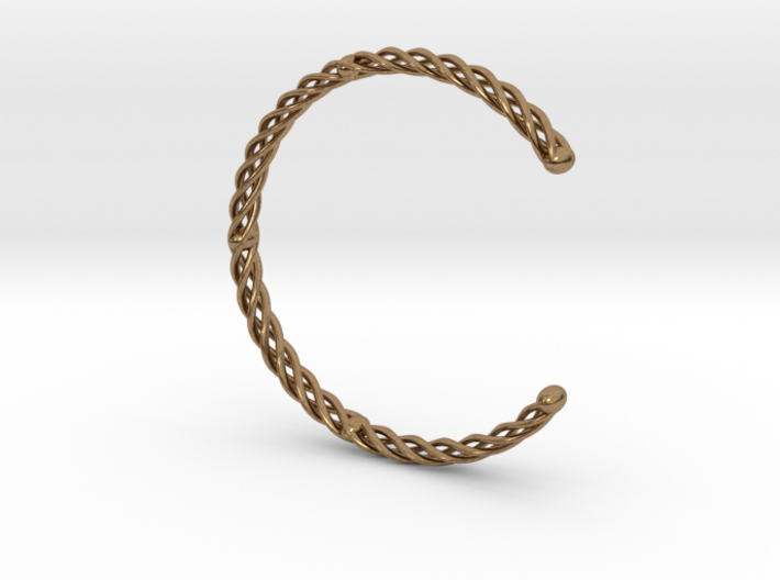 Spiral Bracelet Cuff Medium 3d printed