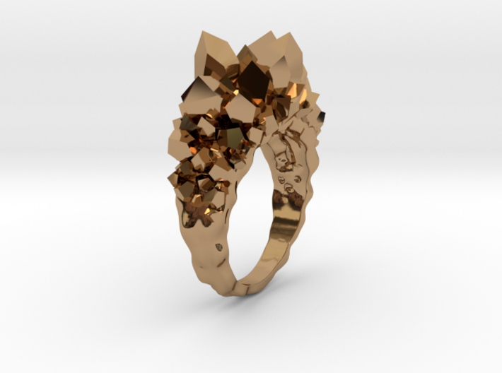Crystal Ring Size 8 3d printed