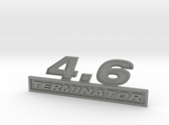 46-TERMINATOR Fender Emblem 3d printed