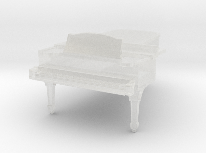 1:64 Concert Grand Piano 3d printed