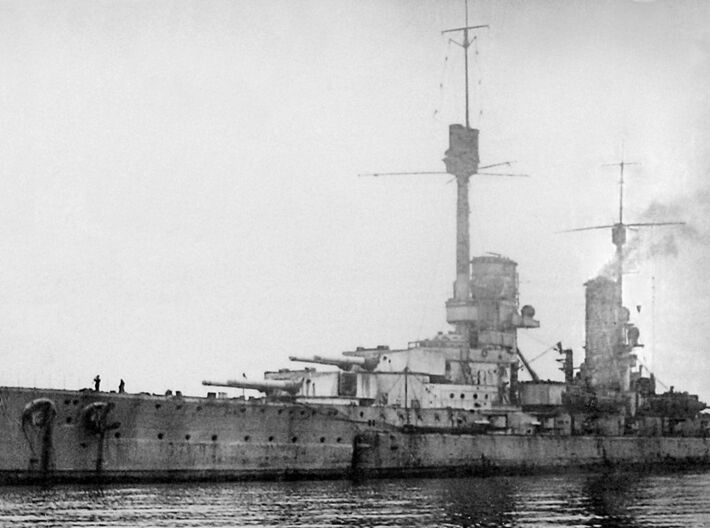 Nameplate SMS Kronprinz Wilhelm (10 cm) 3d printed König-class battleship SMS Kronprinz Wilhelm.