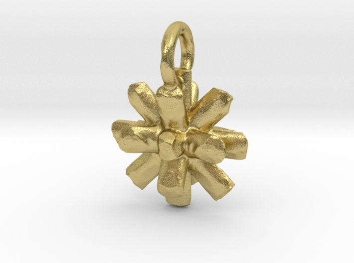 The Star of Happiness Pendant 3d printed