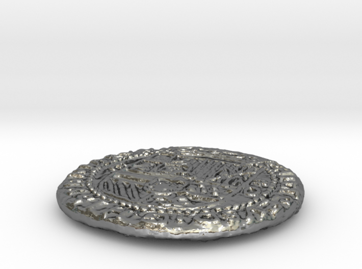 Uncharted: Spanish Gold Coin 3d printed