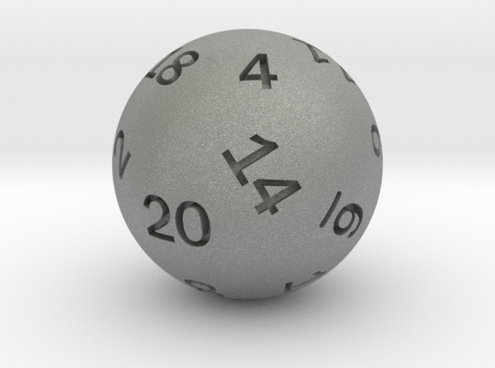 Sphere D20 3d printed