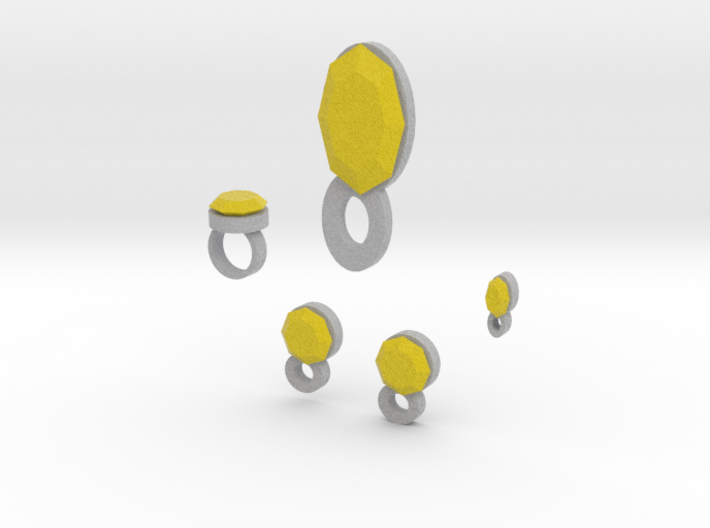 Lara Citron Jewelry Set 3d printed