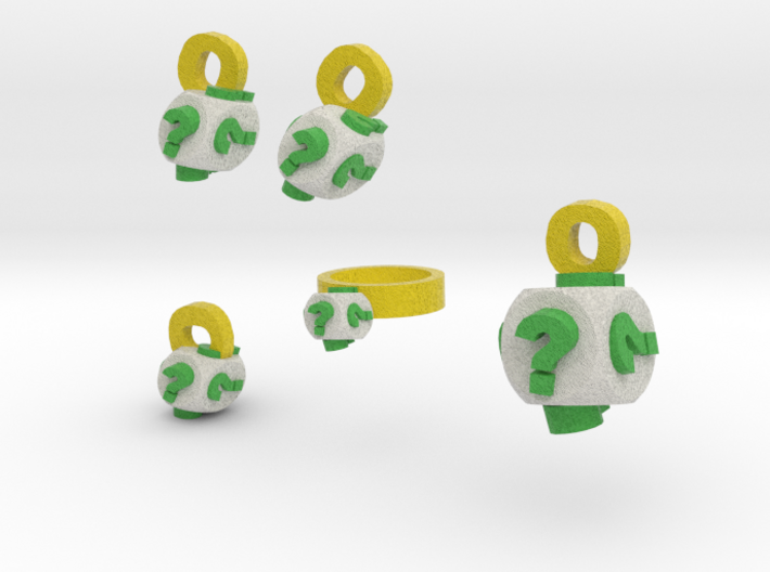 chance jewelry set 3d printed