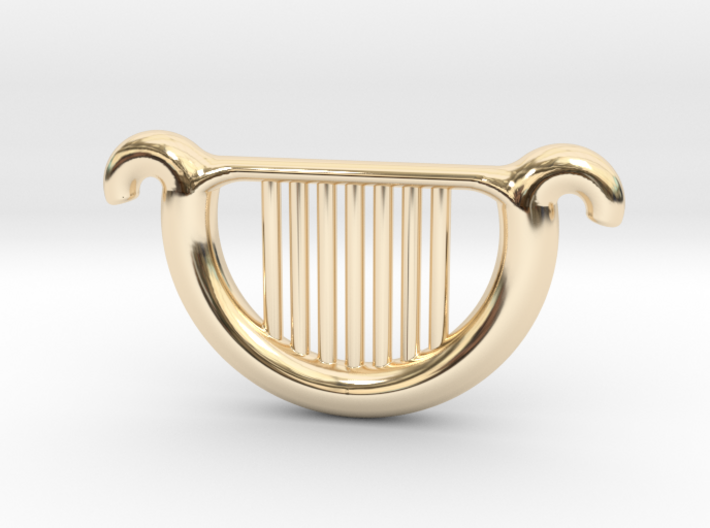 Goddess's Harp 3d printed