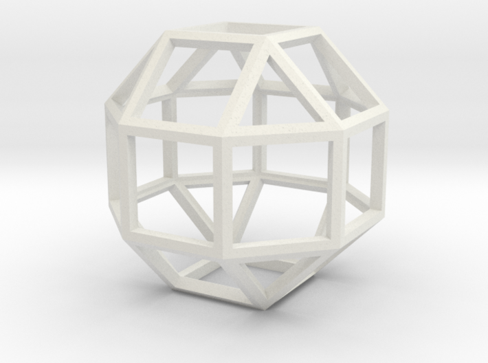 rhombicuboctahedron 3d printed