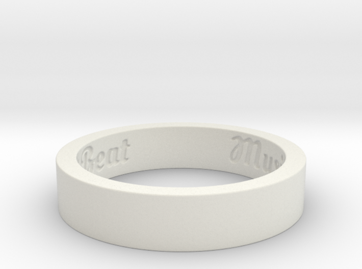My Awesome Ring Design Ring Size 11 3d printed