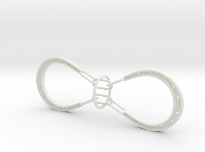 Horse Shoes and Ring puzzle (large) 3d printed