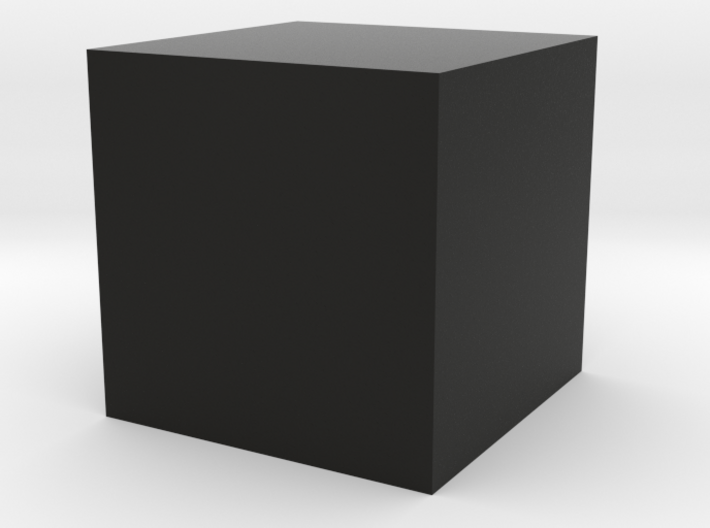 test cube 3d printed