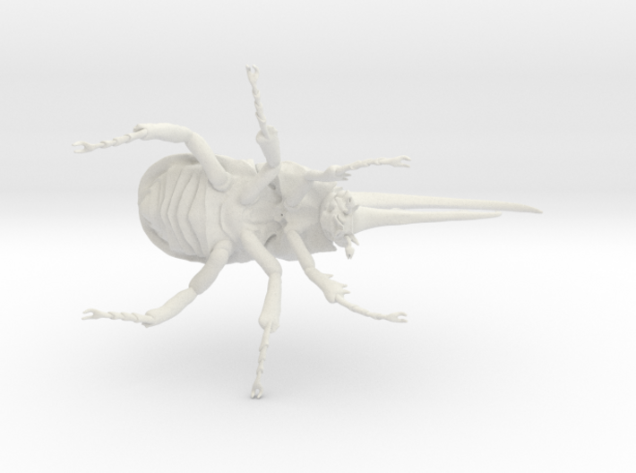 Herculesbeetle10scaled Fixed Hollow .6mmhole 3d printed