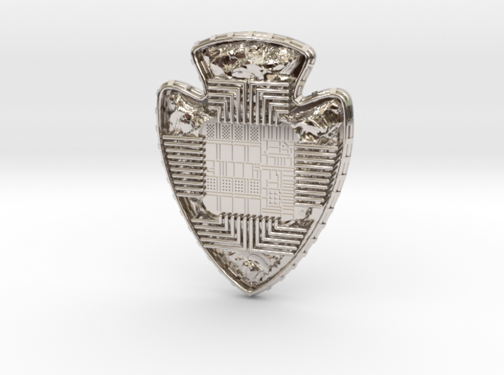 Silicon Innovations Of The Ages Pendant 3d printed