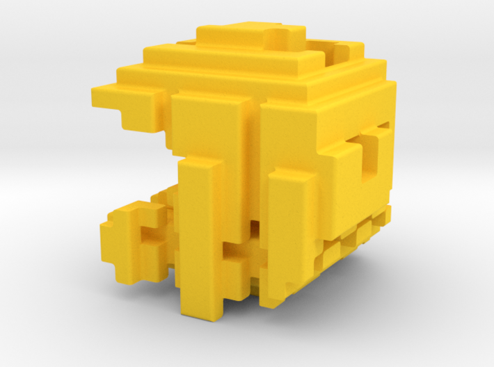 Pacman Cubed, Small 3d printed