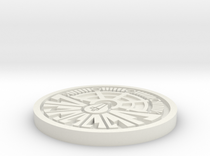 City of Ember Coin 1mm deep engraving 3d printed