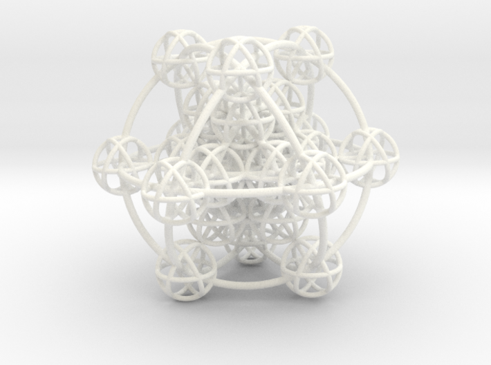 3D Metatron's Cube (add your own magnets) 3d printed