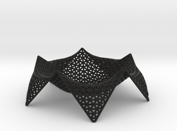 starfish fruit bowl - 12 3d printed A bowl inspired by forms in nature and created by a generative algorithm
