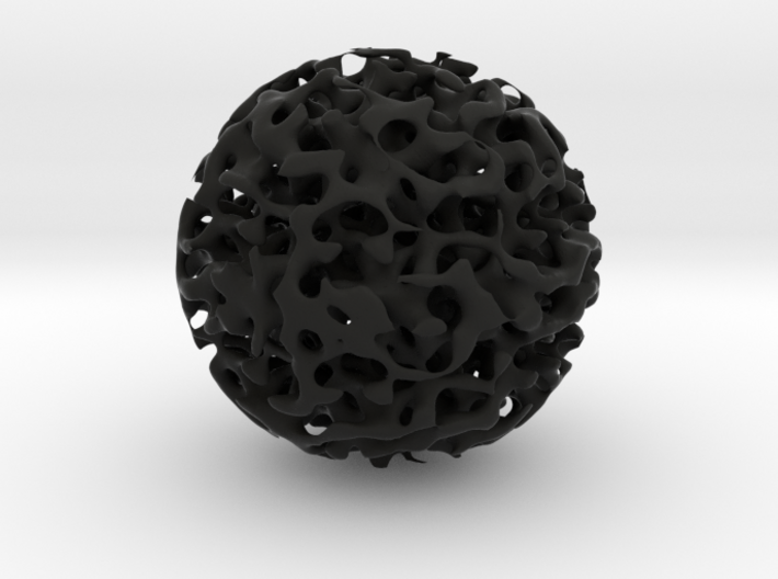 Odd ball Mathematical Art 5cm diameter 3d printed