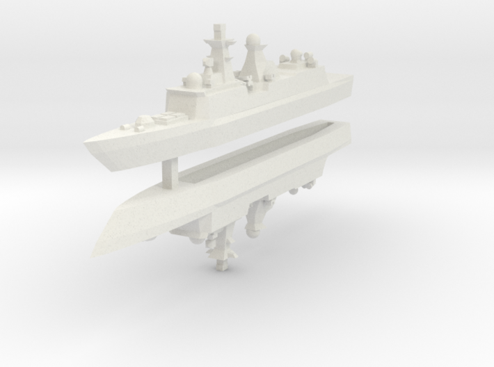 Type 054A 1:3000 x2 3d printed