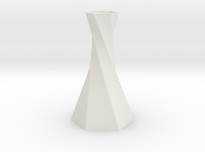 Twisted Hex Vase 3d printed