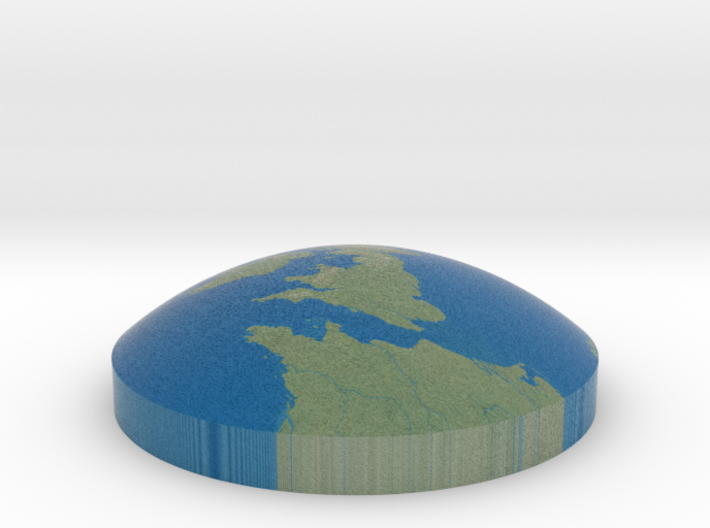 Omni globe United Kingdom 3d printed