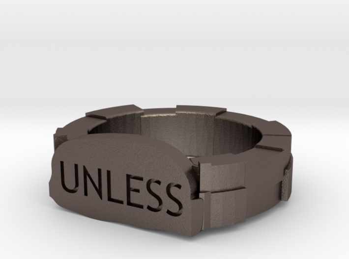 unless ring size 8 5 3d printed