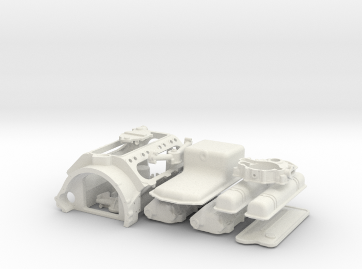1/8 Scale Buick Nailhead Basic Block Kit 3d printed