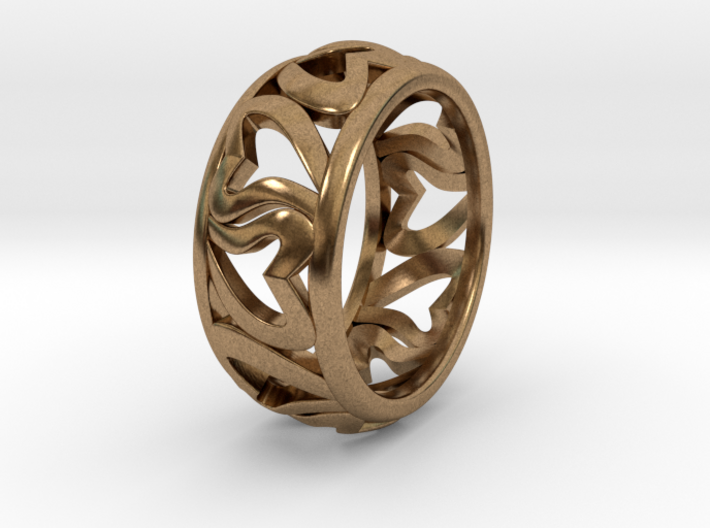 Heart of Eternity　ring 3d printed