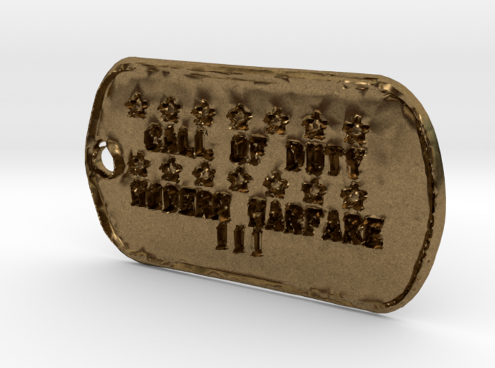 Call of Duty Modern Warfare 3 Dog Tag 3d printed