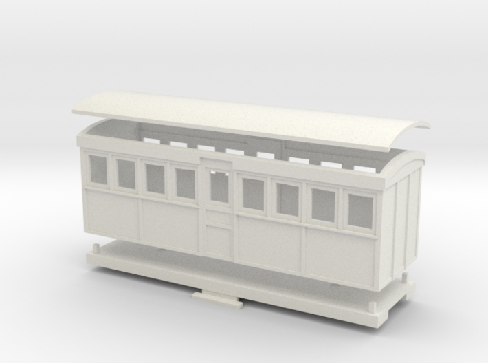 HOn30 20 foot Bogie Tramway Carriage (A) 3d printed 