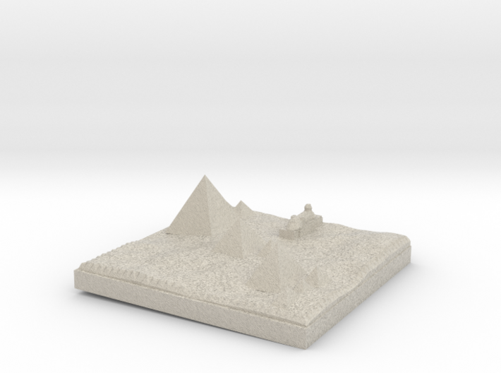 Traditional View Of The Pyramids more printable 3d printed