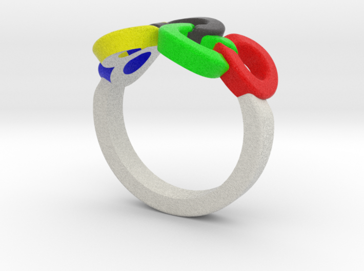 Olympic Ring-sz16 3d printed