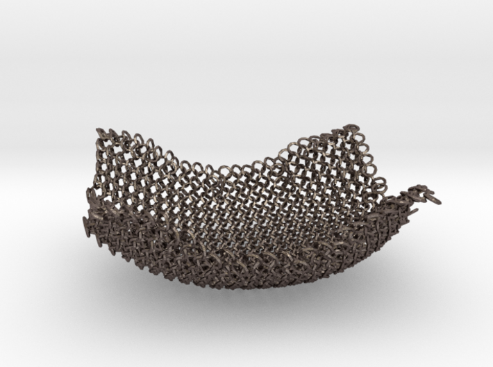 Chain Mesh Bowl 6in. 3d printed
