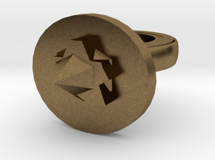 Spike Ring 20x20mm More Printable (3) 3d printed