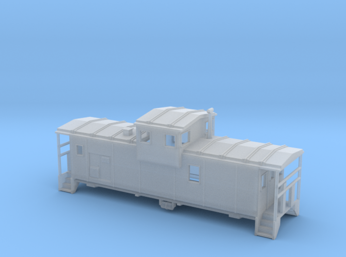 DMIR Widevision Caboose Early - Zscale 3d printed