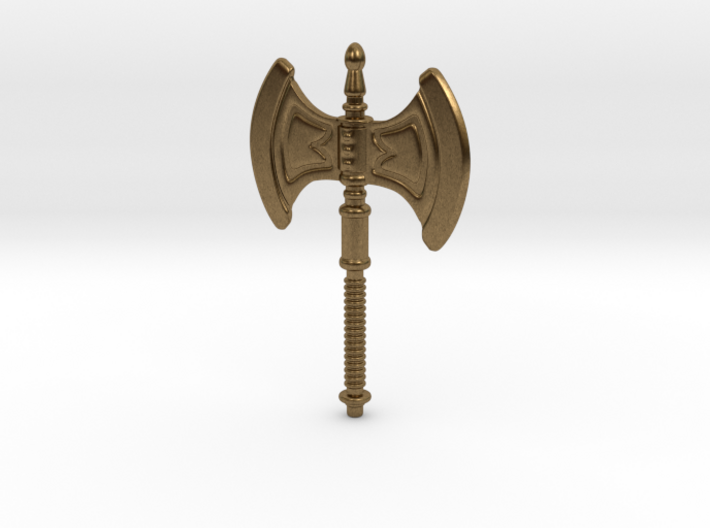 He-Man's Battle Axe scaled for Minimates 3d printed
